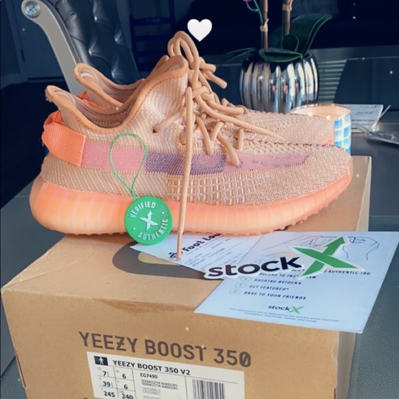 clay yeezy size 7